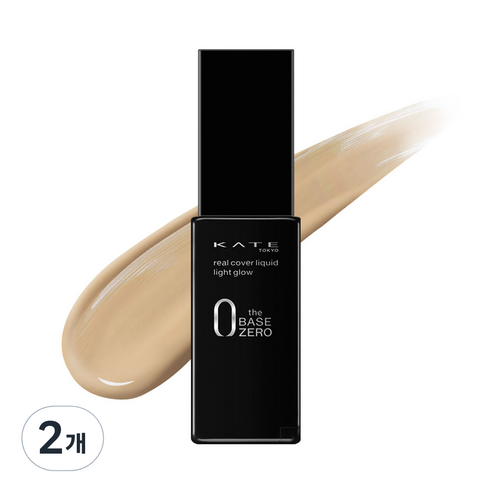 케이트 리얼 커버 라이트 글로우 리퀴드 파운데이션 30ml, 03, 2개