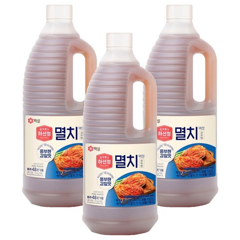 하선정 멸치 액젓, 3kg, 3개