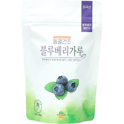 산마을 동결건조 블루베리가루, 90g, 1개