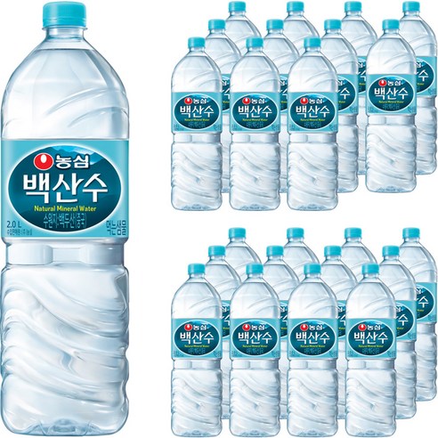 농심 백산수, 2L, 24개