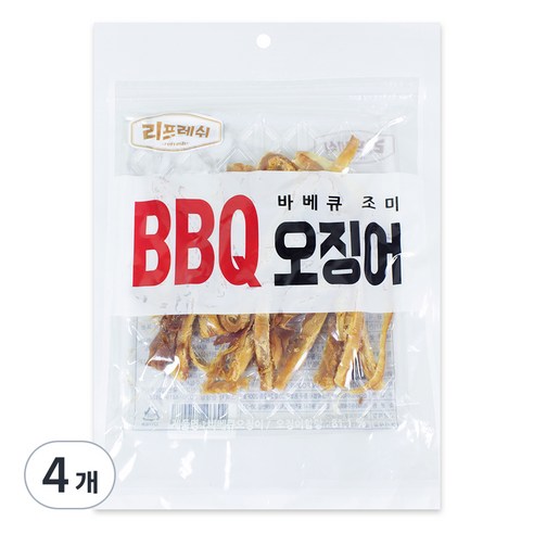 리프레쉬 바비큐 조미 BBQ 오징어, 130g, 4개