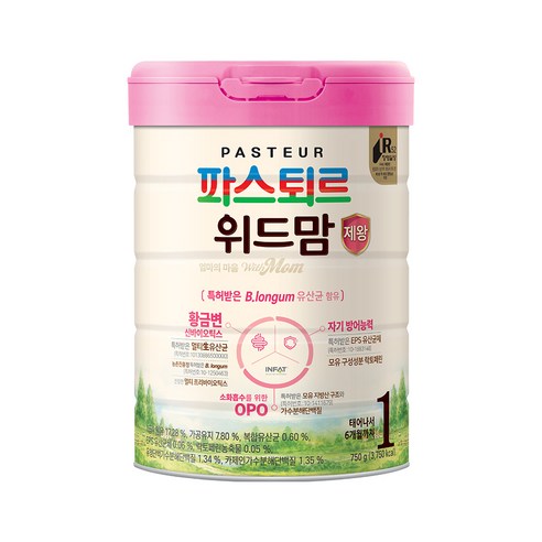 파스퇴르 위드맘 엄마의 마음 제왕 1단계, 750g, 1개