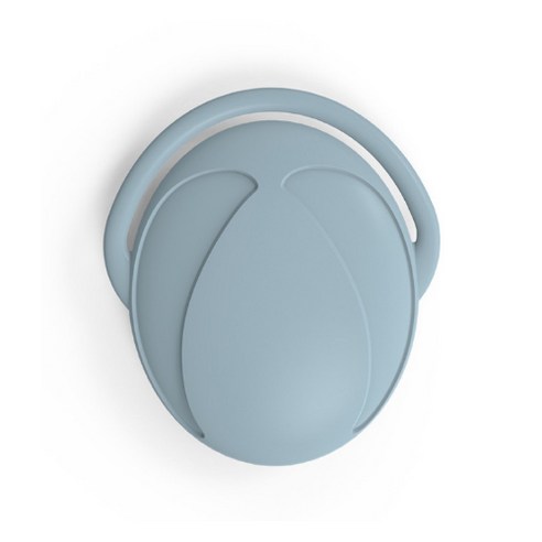 피키픽스 반려동물 실리콘 목욕브러쉬 원형, 블루, 1개