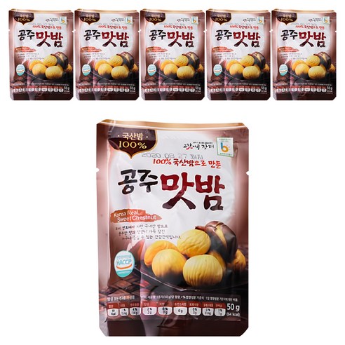 고맛나루 공주맛밤, 50g, 60개