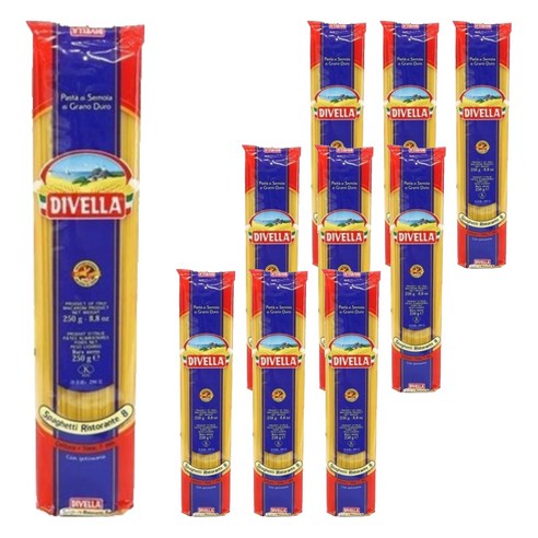 디벨라 스파게티 8호, 250g, 10개