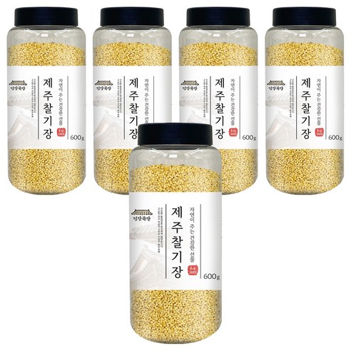 건강곡간 제주 찰기장, 600g, 5개