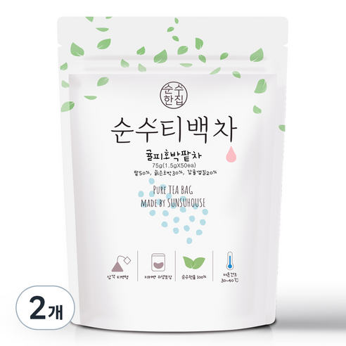 순수한집 귤피호박팥차, 1.5g, 50개입, 2개