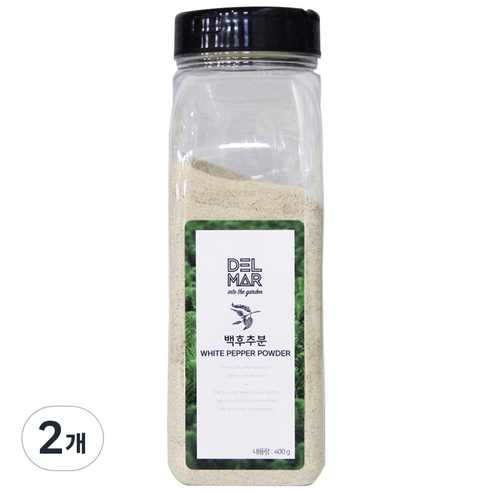 딜리셔스마켓 백후추분 천연향신료, 400g, 2개