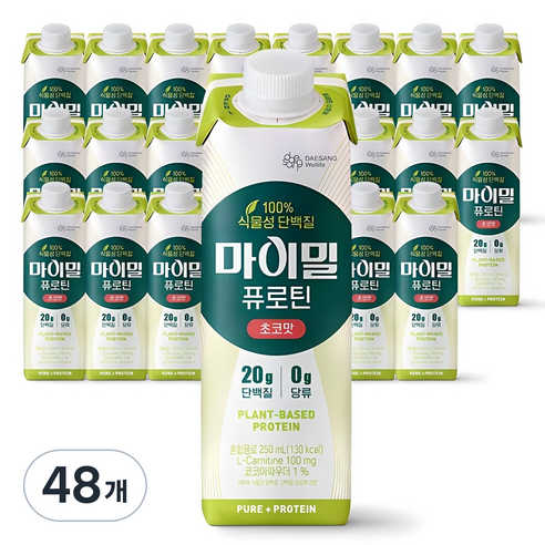마이밀 퓨로틴 초코맛, 250ml, 48개