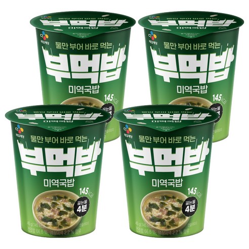CJ제일제당 부먹밥 미역국밥, 45g, 4개
