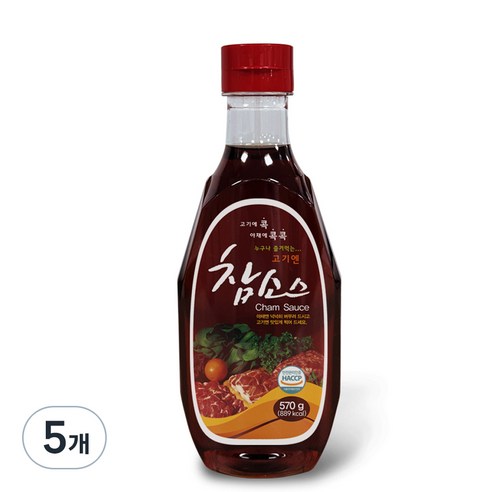 참 소스, 570g, 5개