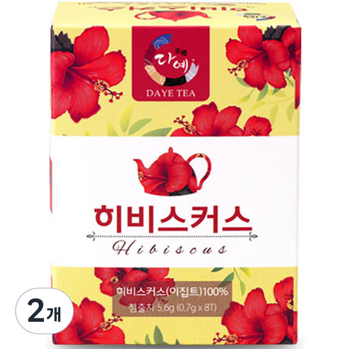 다예 히비스커스 8p, 0.7g, 8개입, 2개