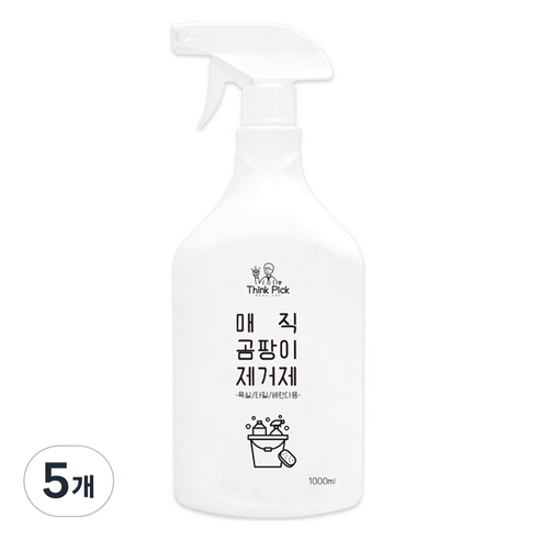 띵크픽 매직 곰팡이 제거제, 5개, 1L