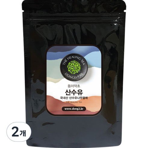 동이약초 산수유, 250g, 2개