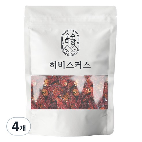 순수다함 히비스커스, 300g, 4개