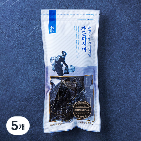 기장물산 금일도에서 채취한 자른다시마, 150g, 5개