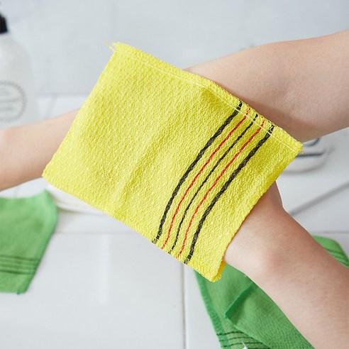 샤바스 때밀이 타월로 매끈하고 깨끗한 피부를 되찾으세요!