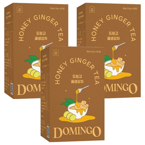 도밍고 꿀생강차, 1.5g, 20개입, 3개