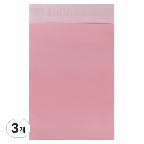 아이엔피 LDPE 택배봉투 연핑크 50p, 3개