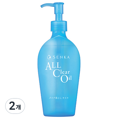 센카 올 클리어 오일, 230ml, 2개