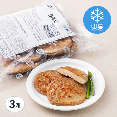 하늘푸드 햄패티 20개입 (냉동), 1.2kg, 3개