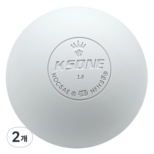 KSONE 스카위즈 근육 이완 마사지 볼, 2개, 화이트