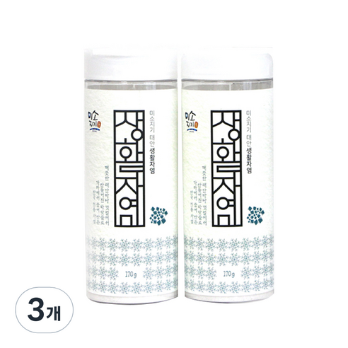 미소지기 태안 생활자염 2p, 170g, 3개