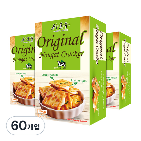 뱀부하우스 누가크래커, 14g, 60개