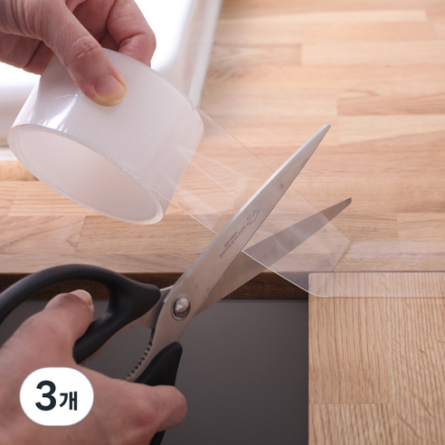 투명 방수테이프 3cm x 2m, 3개
