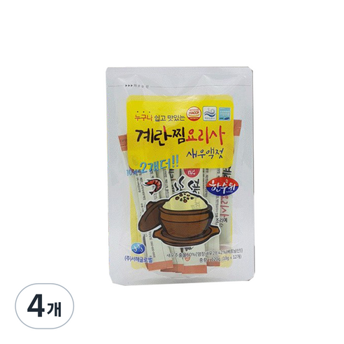 계란찜 요리사 새우액젓 12p, 120g, 4개