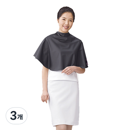 살롱 파마보 (소), 3개, 블랙 LN430