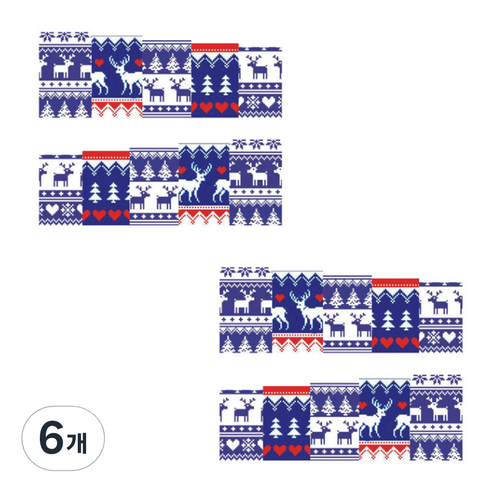 뷰티팝 겨울 에디션 네일스티커 10p, 43, 6개