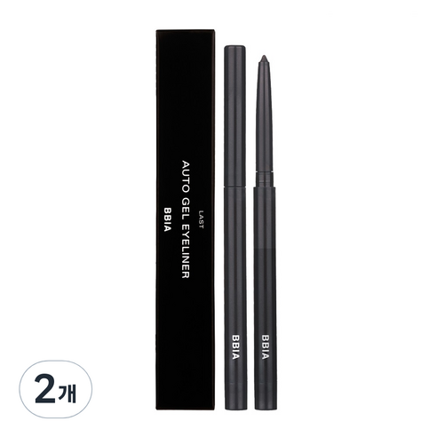 삐아 라스트 오토 젤 아이라이너 0.3g, 01 느와르, 2개
