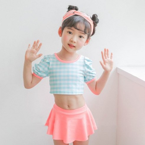 로로샤 여아용 타니 래쉬가드 상하의 세트