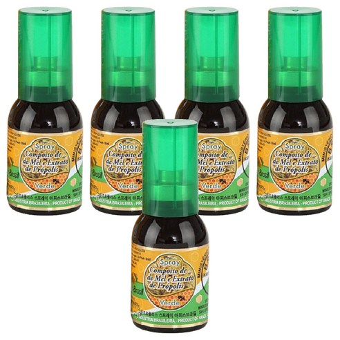 아피스브라질 그린 프로폴리스 스프레이, 30ml, 5개