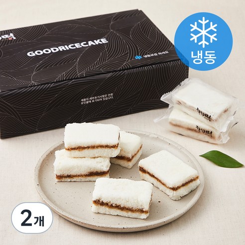 착한떡 달콤한 우유백설기 (냉동), 45g, 20개입, 2개