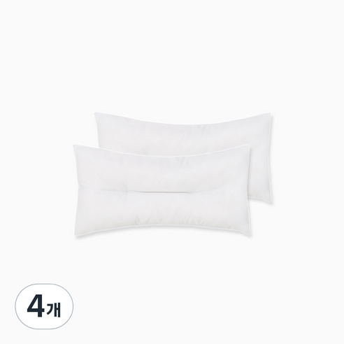 빨아쓰는 지퍼 구름 베개솜, 4개