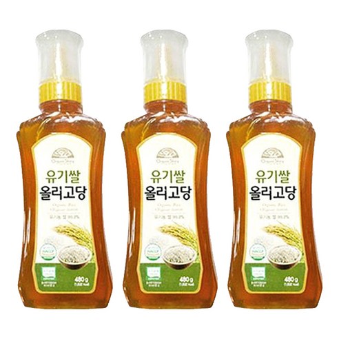 오가닉스토리 유기 쌀 올리고당, 480g, 3개