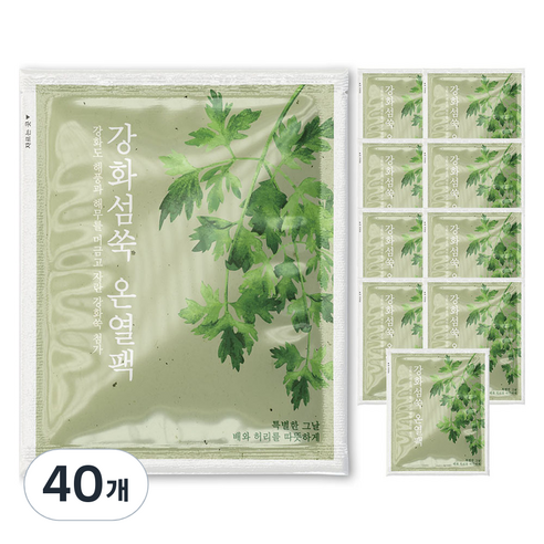Metis 강화섬약쑥 온열팩 포켓용 160g, 40개