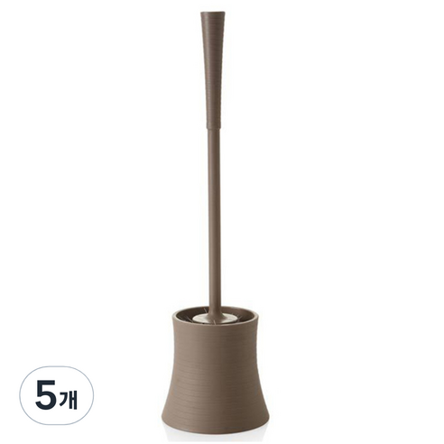모던 변기솔, 브라운, 5개