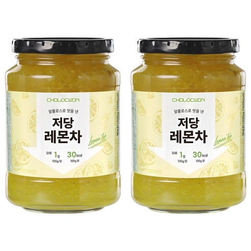 초록원 알룰로스 저당 레몬차, 530g, 1개입, 2개