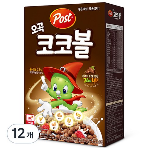 포스트 오곡 코코볼, 570g, 3개