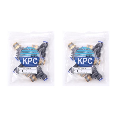 KPC 에어호스 유공압공구 원터치휘팅 PT, 10개