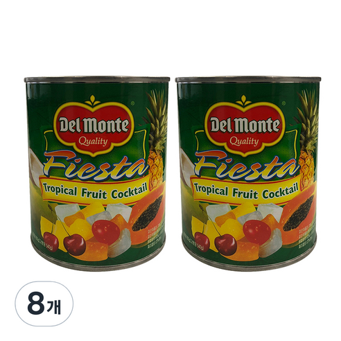 델몬트 후르츠칵테일 통조림, 8개, 850g