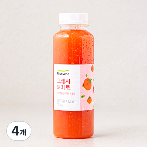풀무원녹즙 프레시 토마토 주스, 300ml, 4개