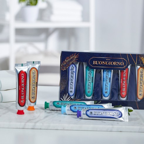 tươi도와 청정감이 가득한 덴티본조르노 미니치약 선물세트: 구강건강 관리의 완벽한 솔루션