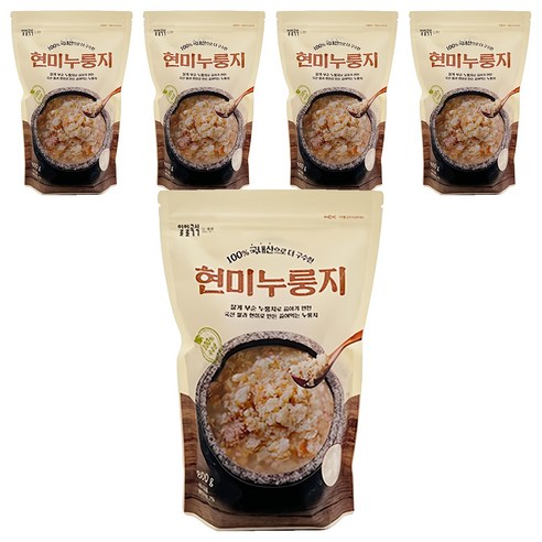태광선식 일일곡식 국산 현미 누룽지, 800g, 5개