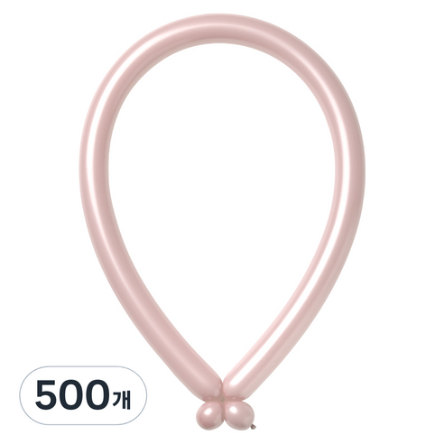조이벌룬 260풍선, 파스텔더스크 로즈, 500개