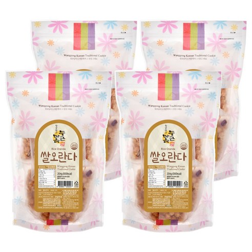 둥근마음 쌀오란다, 204g, 4개