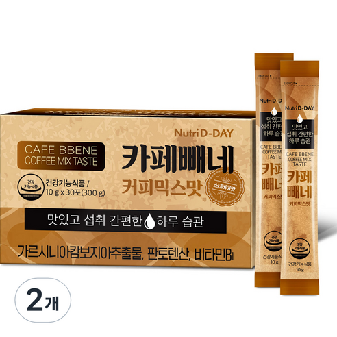 뉴트리디데이 다이어트 카페빼네 커피믹스맛 30p, 300g, 2개